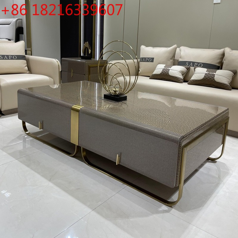 Office Furniture Hong Kong - Table basse longue en bois massif