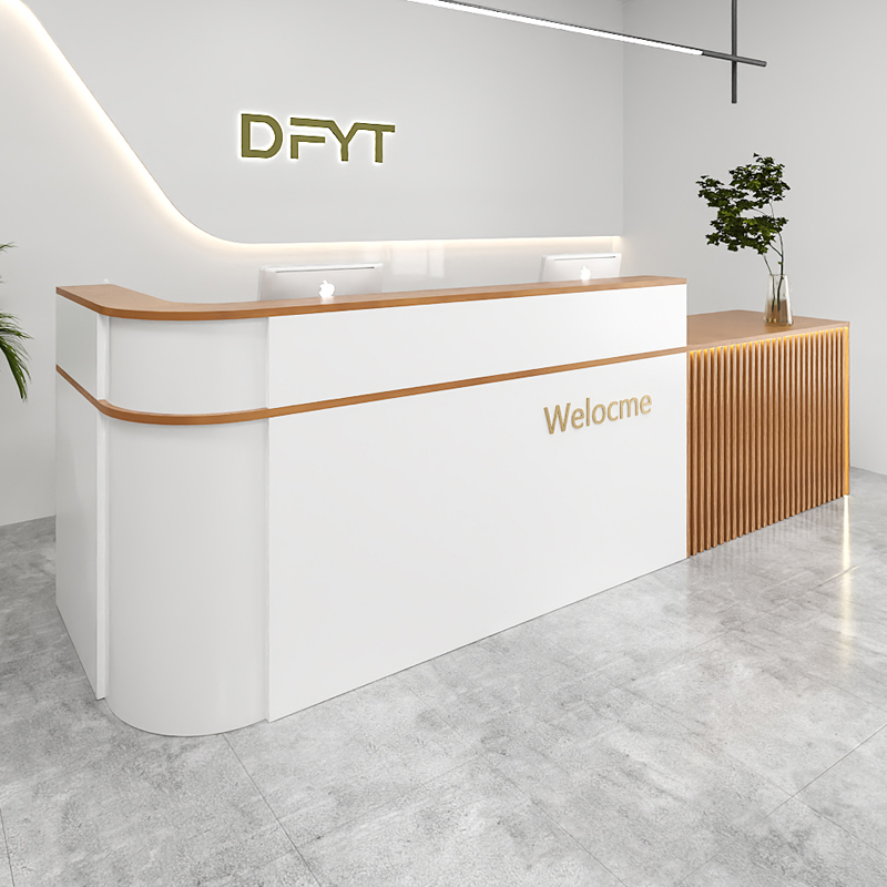 Office Furniture In Usa - Comptoir de réception industriel de luxe
