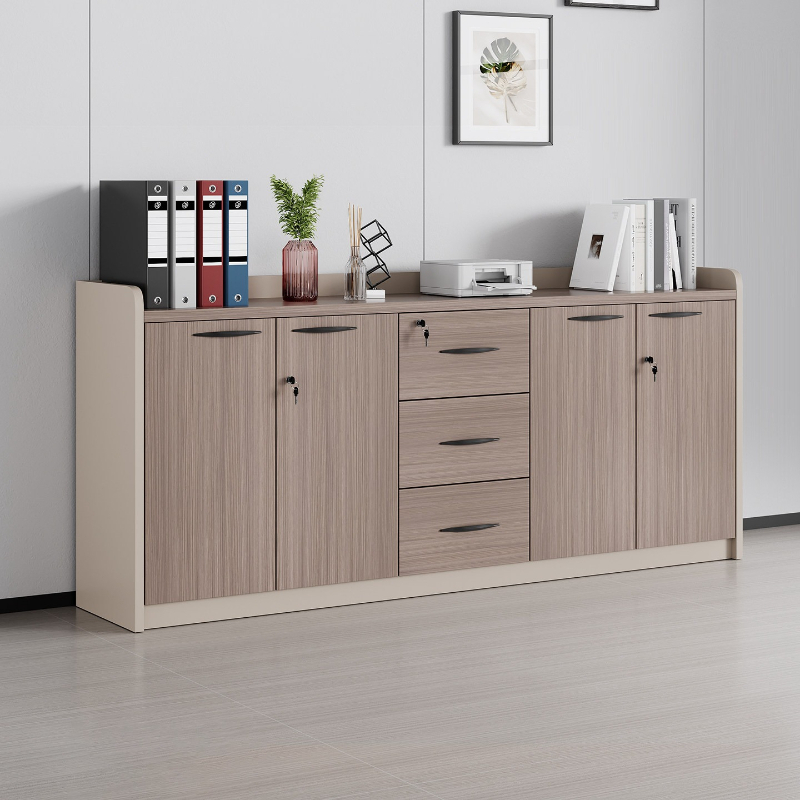 Credenza Office Storage - Meuble de rangement bas en bois