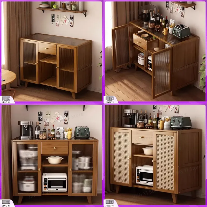 Credenza Office Storage - Buffet de cuisine en bois, meuble