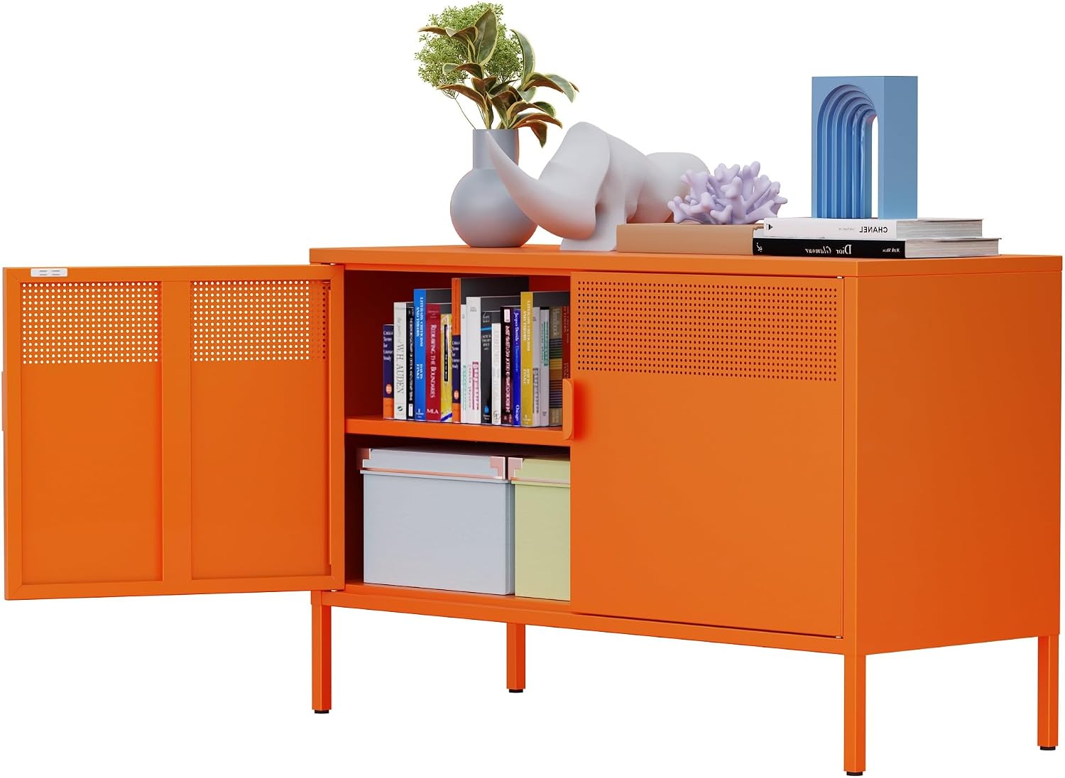 Credenza Office Storage - Armoire de rangement en métal large