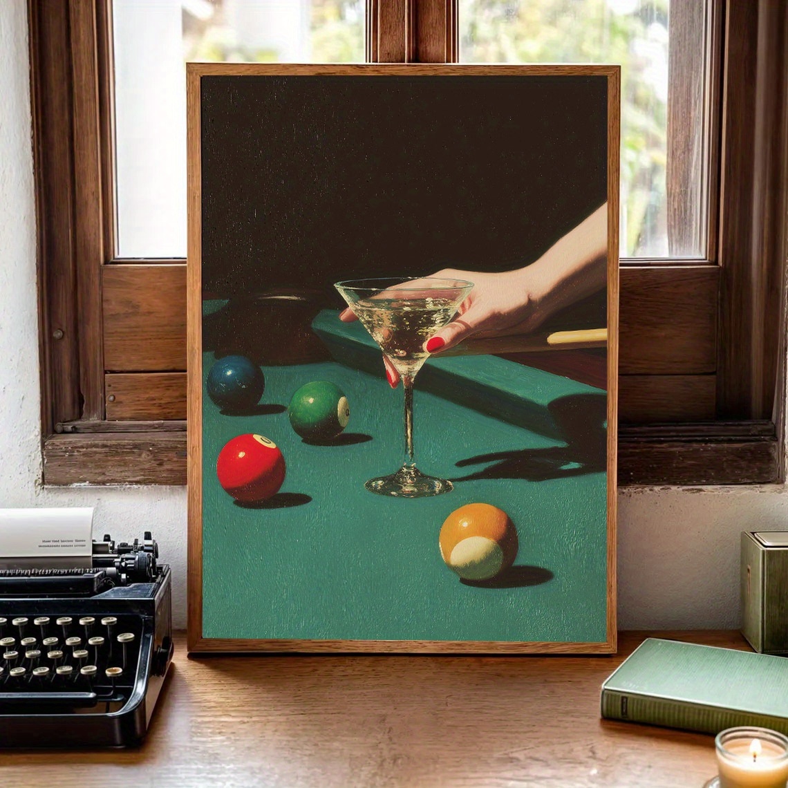 1 affiche vintage de billard,  - Office Furniture Equipment avis et prix
