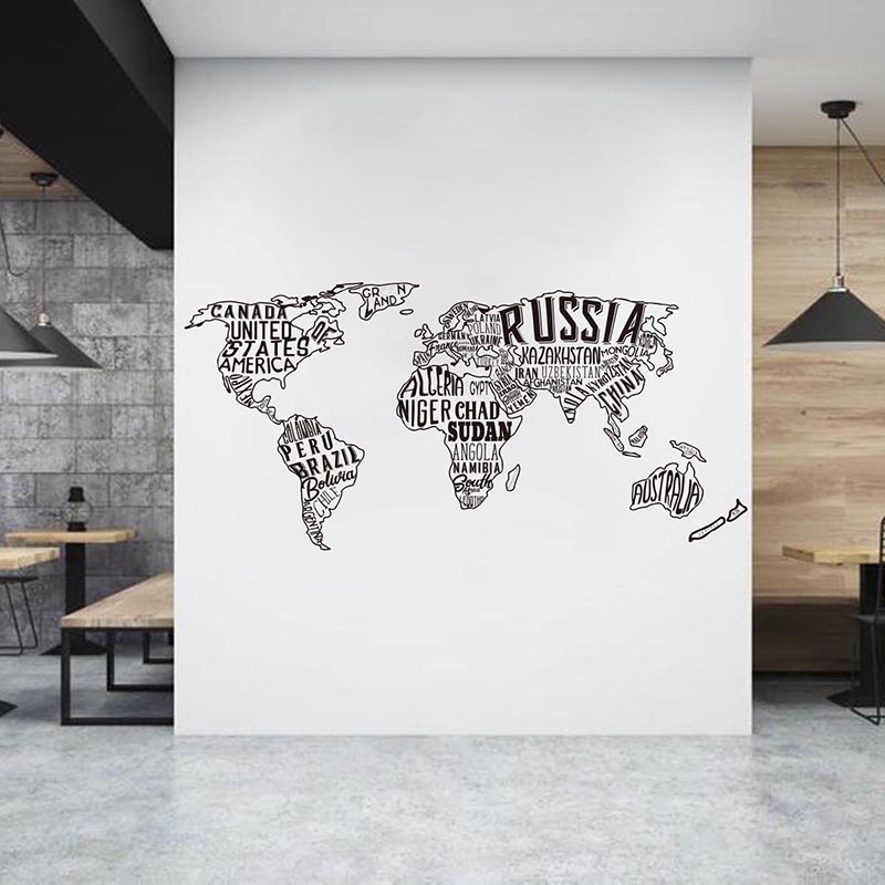 Grand autocollant mural de col - Office Furniture World avis et prix
