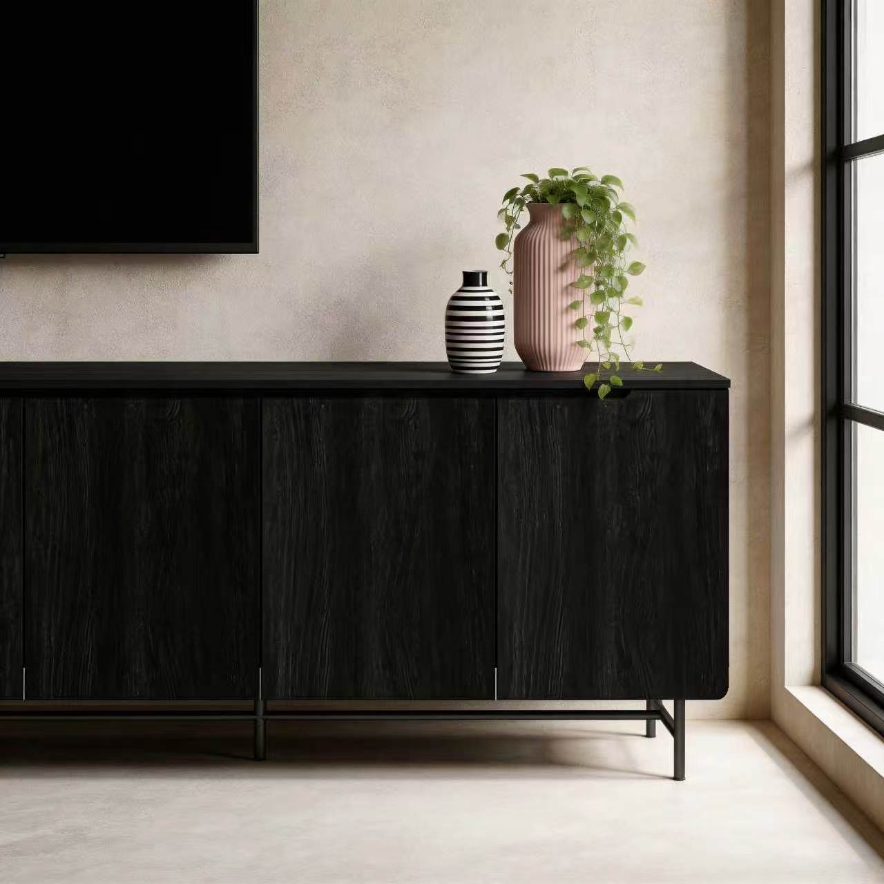 Buffet latéral cannelé de 68 p - Credenza Office Storage avis et prix