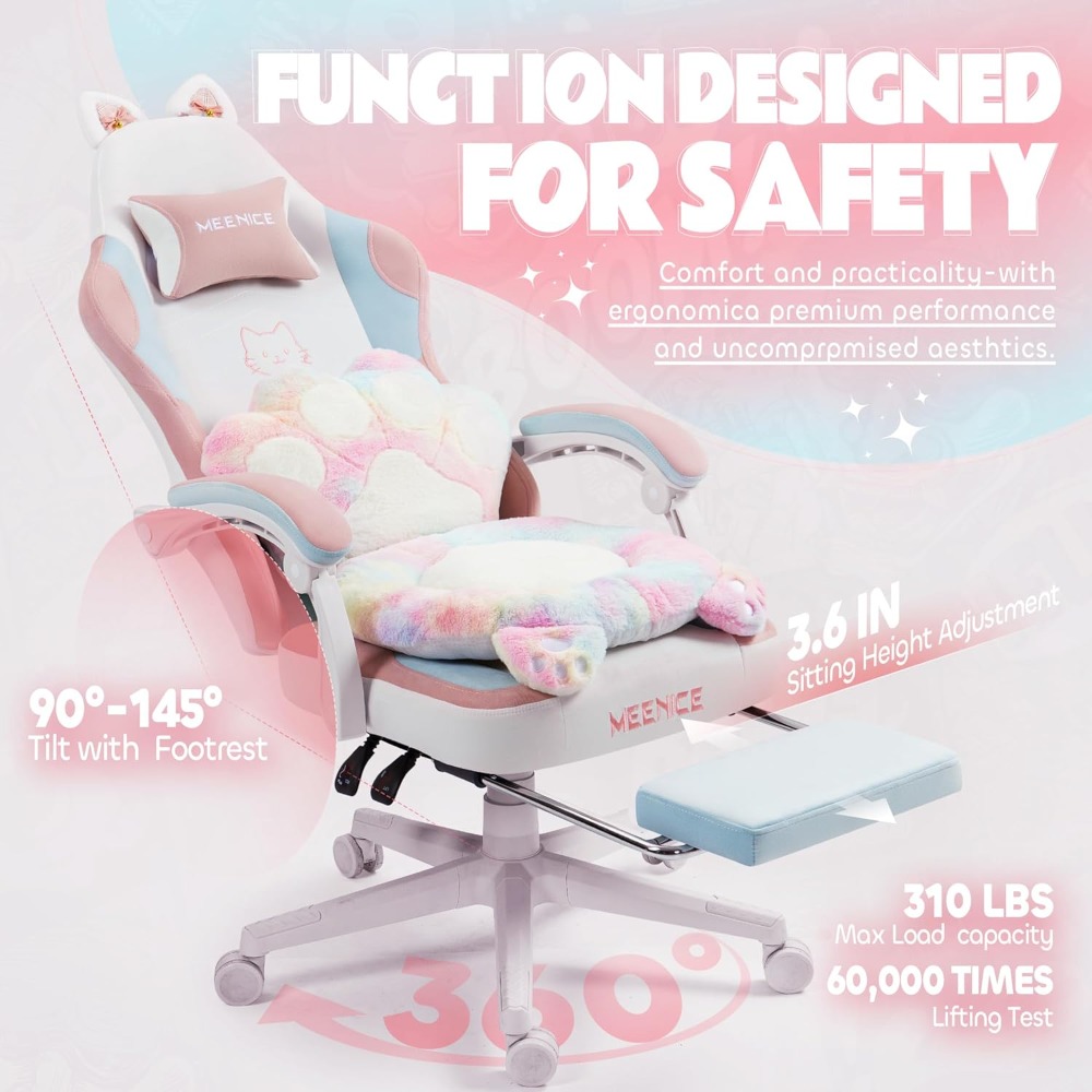 Chaise de jeu ergonomique avec - Office Furniture In Usa avis et prix