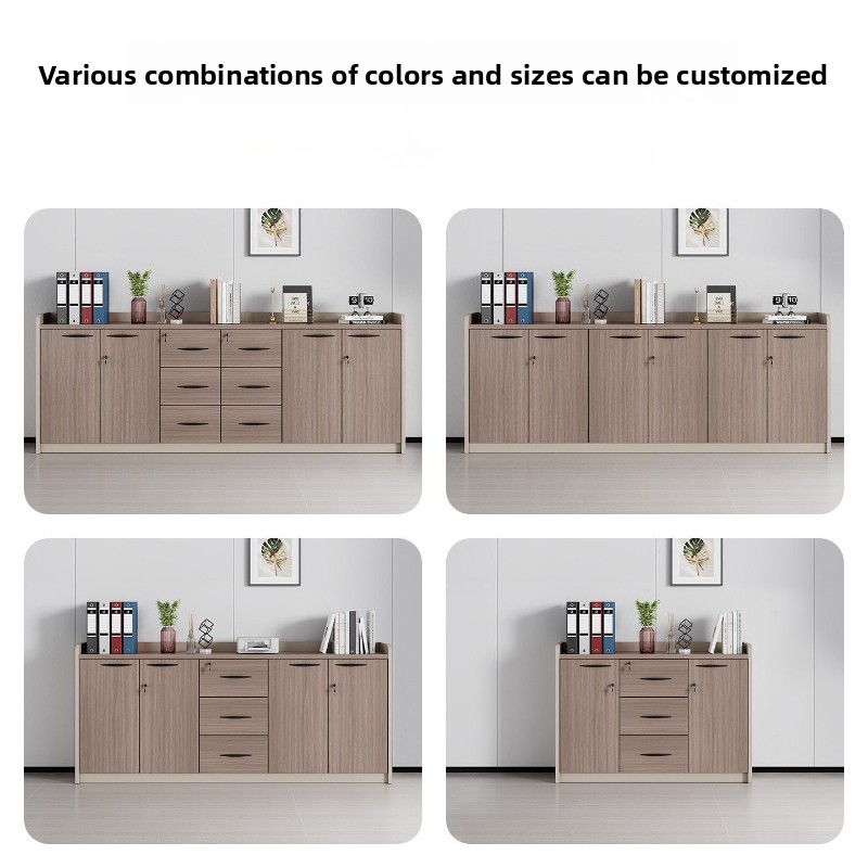 Meuble de rangement bas en boi - Credenza Office Storage avis et prix