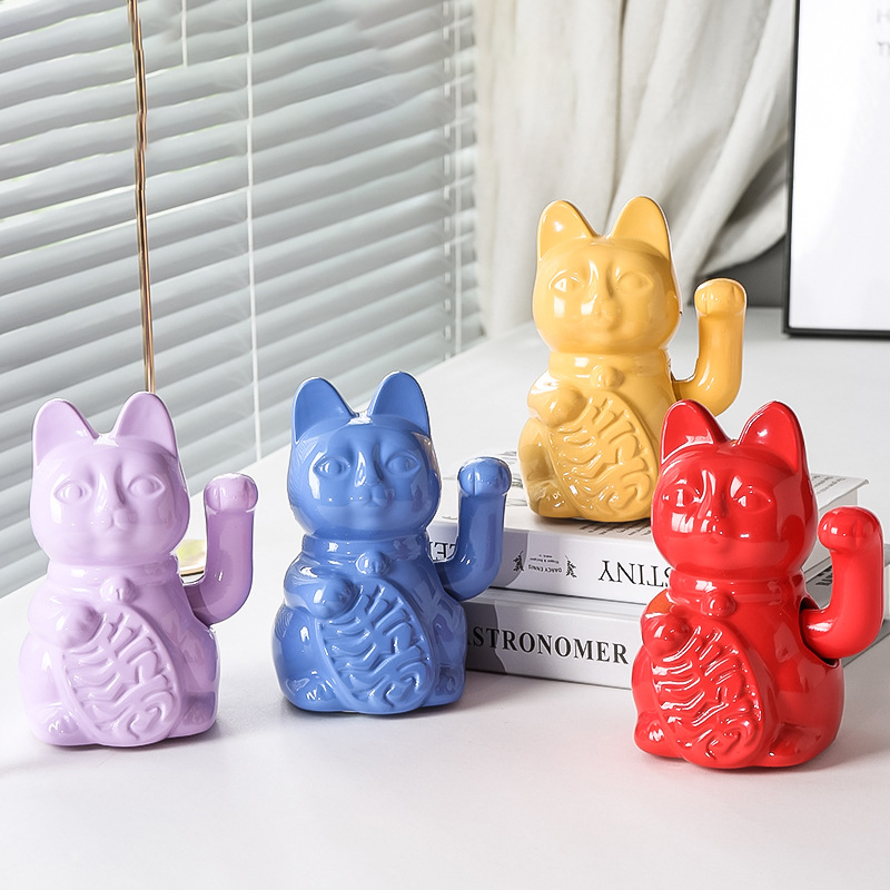 Chat en céramique porte-bonheu - Work Office Furniture avis et prix