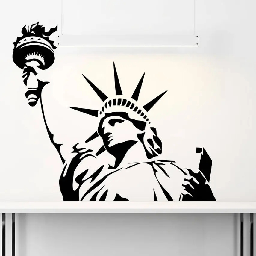 Autocollant mural Statue de Pa - Office Furniture In Usa avis et prix