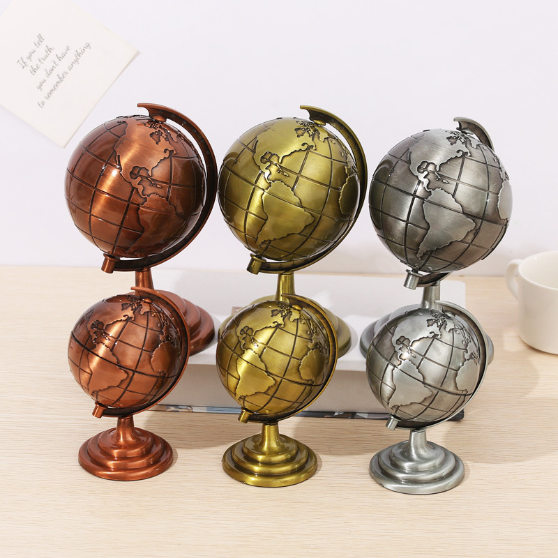 Figurine globe vintage en alli - Office Furniture World avis et prix