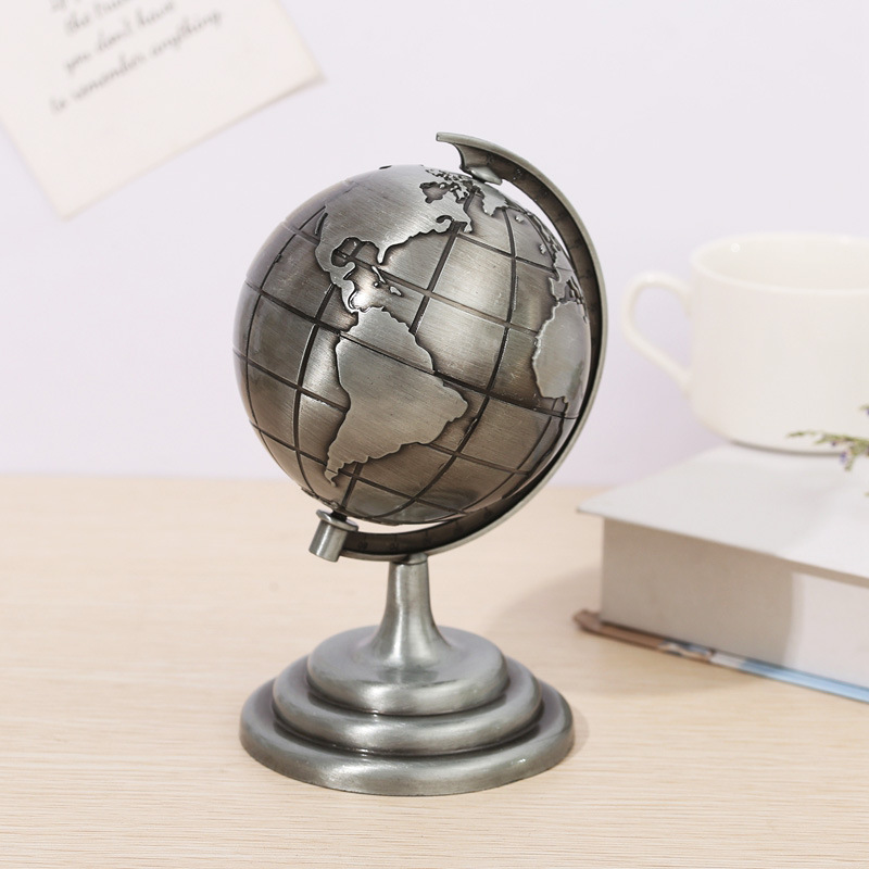 Figurine globe vintage en alli - Office Furniture World avis et prix