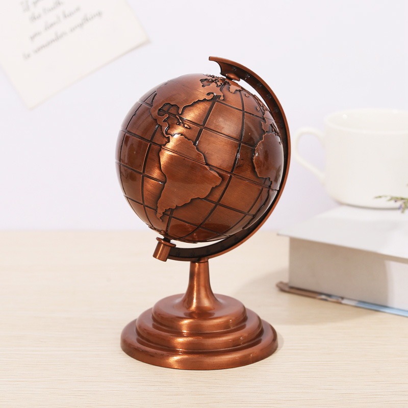 Figurine globe vintage en alli - Office Furniture World avis et prix