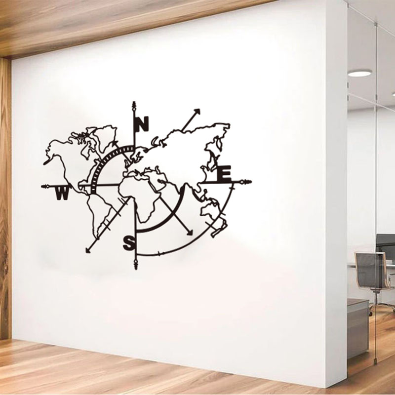 Autocollant mural boussole car - Office Furniture World avis et prix