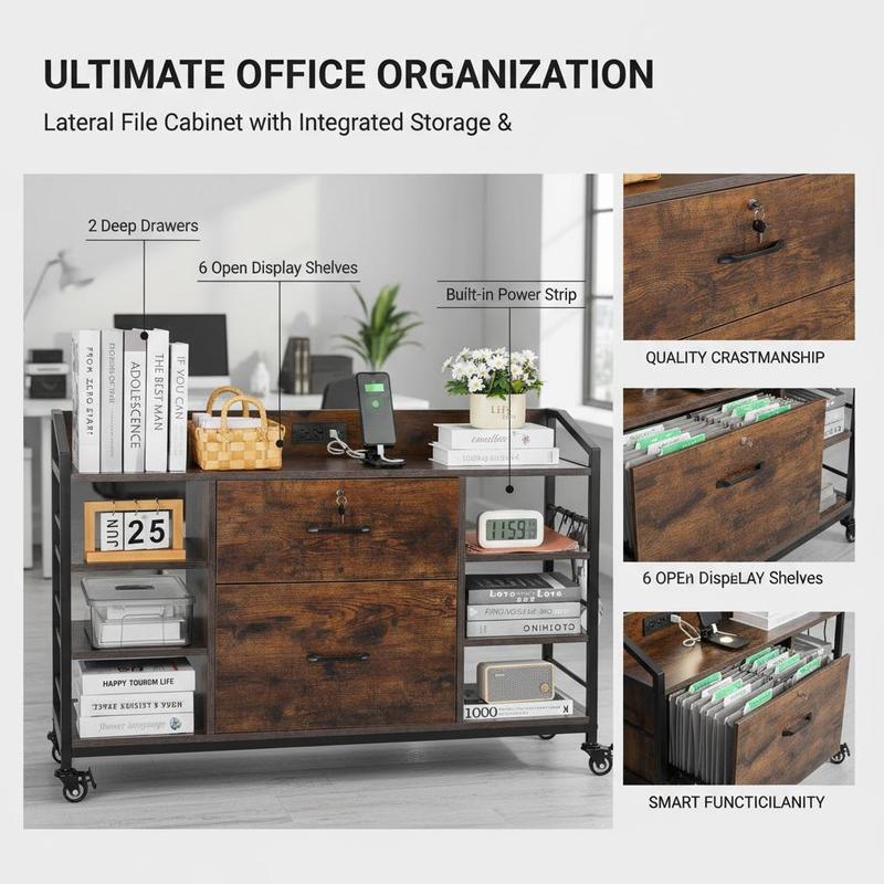 Meuble de rangement de bureau  - Credenza Office Storage avis et prix