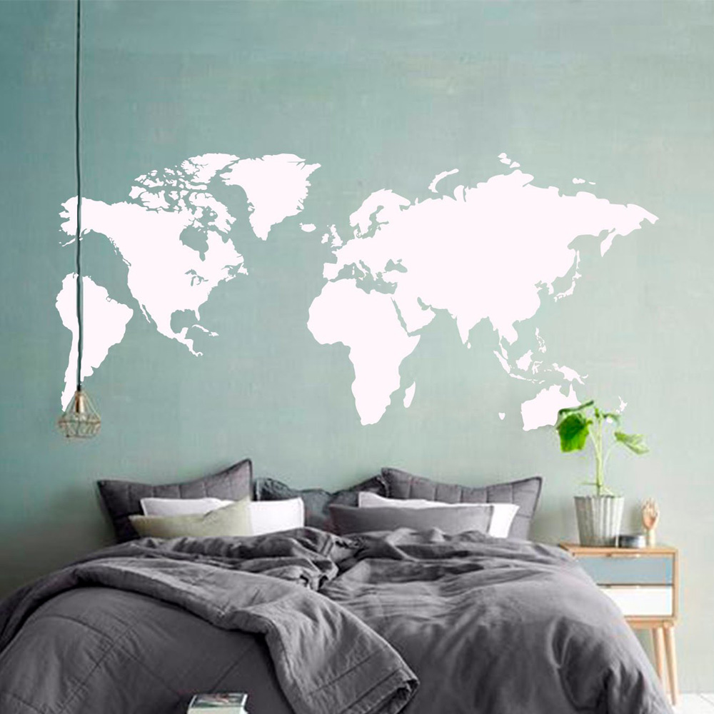 Autocollant mural de la carte  - Office Furniture World avis et prix